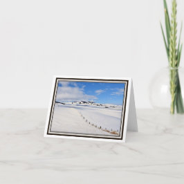 Cartão Folding Greeting Card – Camas Prairie, Idaho