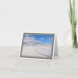 Cartão Folding Greeting Card – Camas Prairie, Idaho