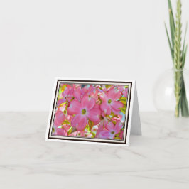 Cartão Folding Greeting Card - Flowering Dogwood