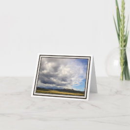 Cartão Folding Greeting Card – Spring Clouds over Nevada