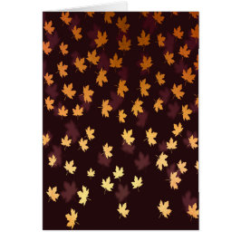 Cartão Folha de Mapeamento Dourada em vermelho escuro