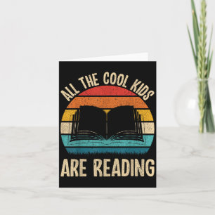 Cartão Folha de Nerd de Leitura Engraçada Biblioteca de L