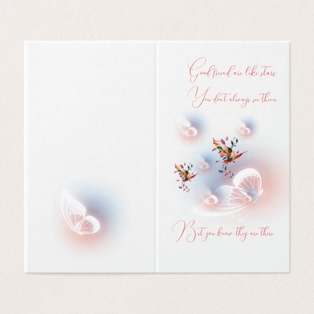 Cartão Folha Dupla (Exterior Desdobrado)