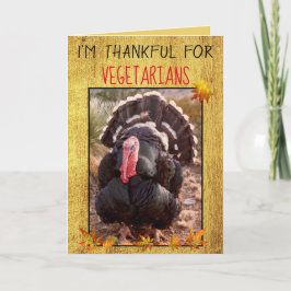 Cartão Folhas de Foto da Turquia no Dia de Ação de Graças