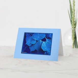 Cartão Folhas de inverno