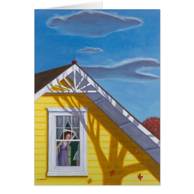 Cartão Folhas de outono 2010 (Frente)