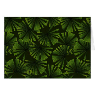 Cartão Folhas de palma