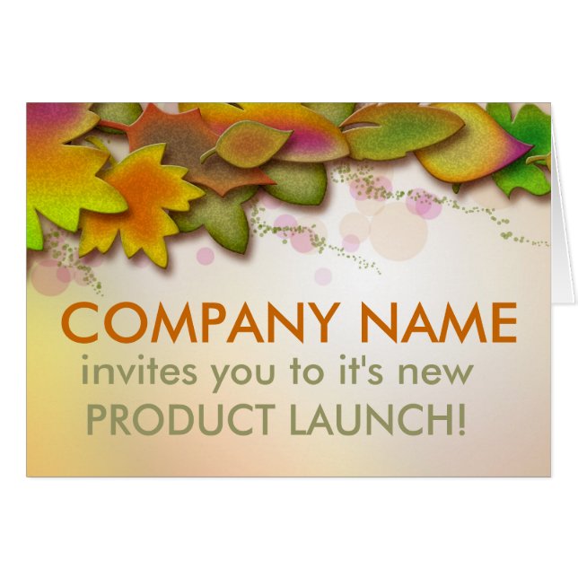 CARTÃO FOLHAS DE QUEDA (Frente Horizontal)