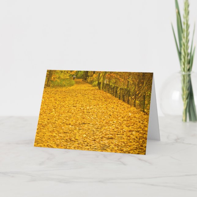 CARTÃO FOLHAS DESAPARECIDAS DE FOLIAGE NOTECARD (Frente)