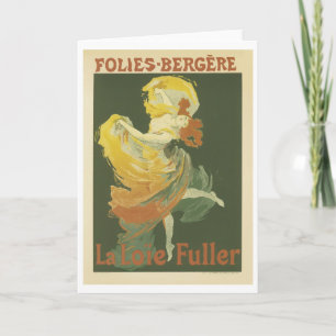 Cartão Folies-Bergere, Jules Cheret