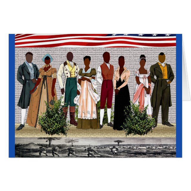 Cartão Folk Art, 1876 (Frente Horizontal)