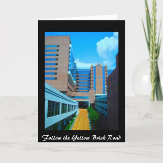 Cartão Follow the Yellow Brick Road