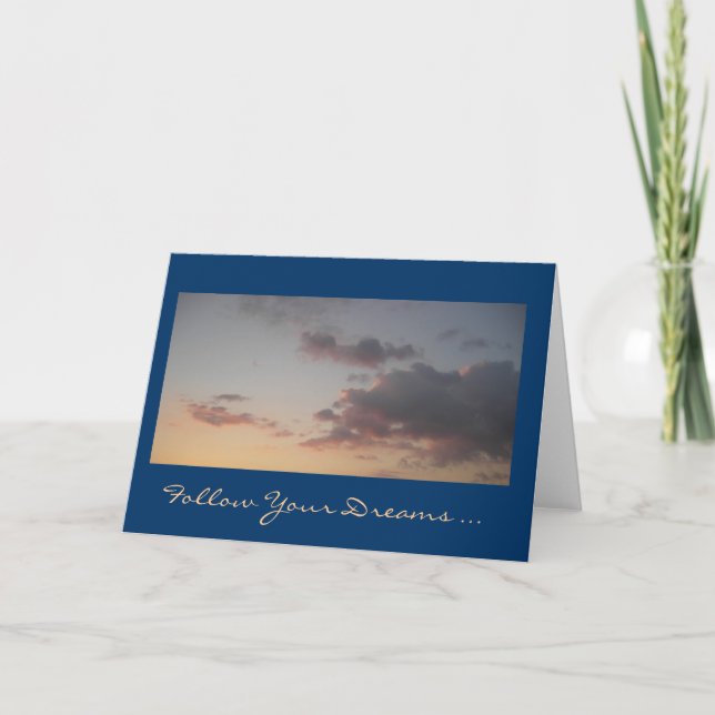 Cartão Follow Your Dreams Card (Frente)
