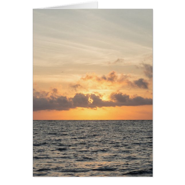 Cartão Folly Beach Morning (Frente)