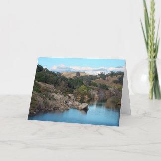 Cartão Folsom Lake Greeting Card