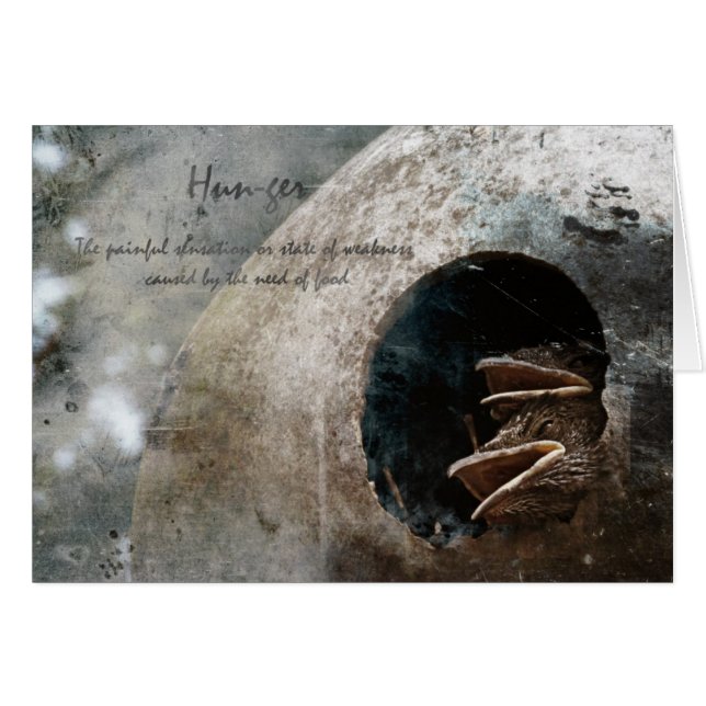 Cartão Fome (Frente Horizontal)