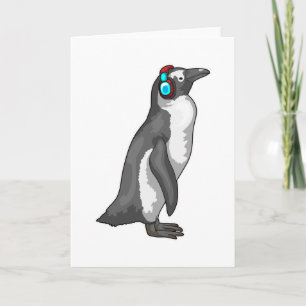 Cartão Fones de ouvido Penguin Music