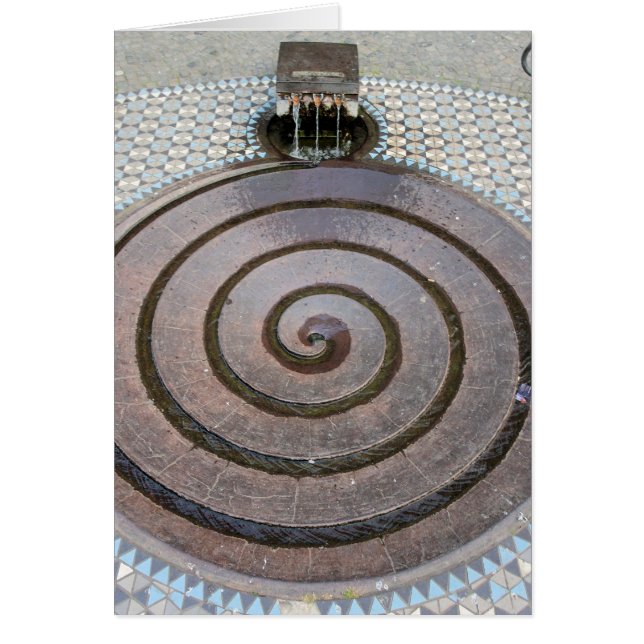 Cartão Fonte de água - Koln, Alemanha (Colônia) (Frente)