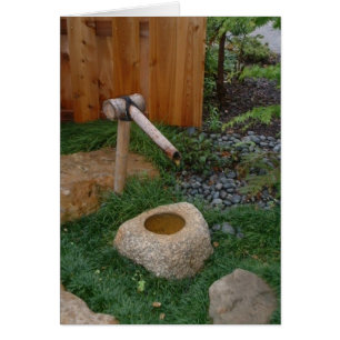 Cartão Fonte de bambu