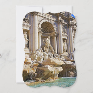 Cartão Fonte de Trevi Roma Fotografia