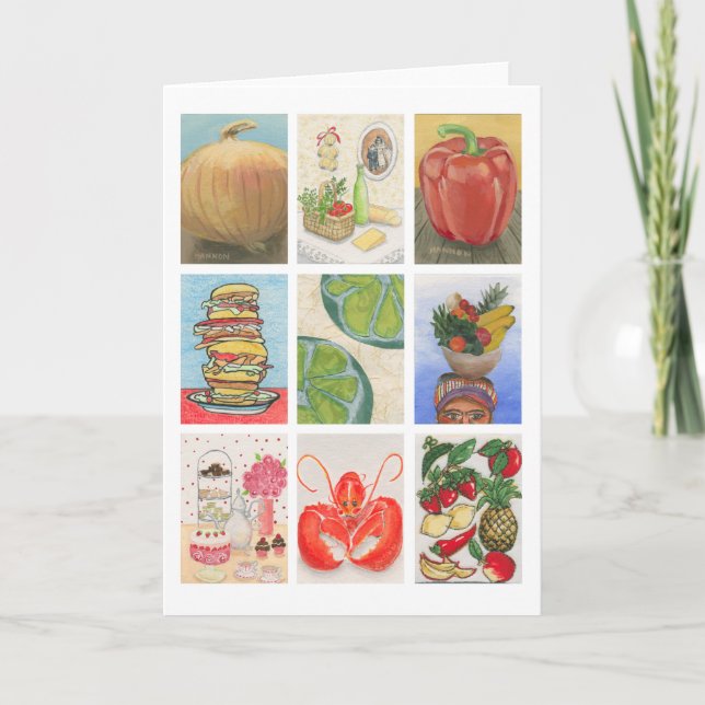 Cartão Food Challenge Montage (Frente)