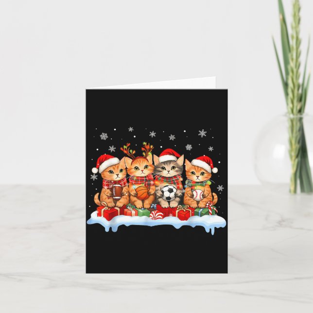 Cartão Football Baseball Basketball Player Funny Srt Chri (Frente)