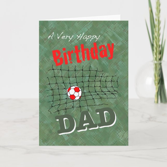 Cartão Football Card for Dad (Frente)