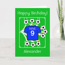 Cartão Football Star (All Blue)