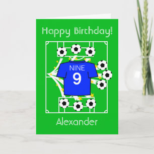 Cartão Football Star (All Blue)