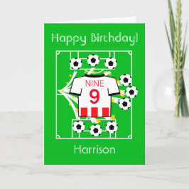 Cartão Football Star (Red & White Stripes - Sheffield)