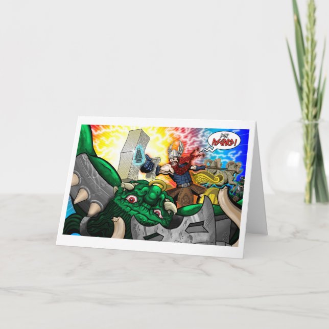 Cartão For Asgard! - Greeting Card (Frente)