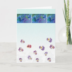 CARTÃO FOR MOM'S BIRTHDAY BEAUTIFUL RELIGIOUS GREETING