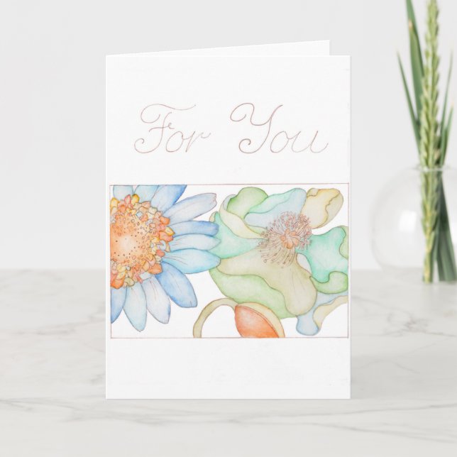 Cartão For You greeting card (Frente)