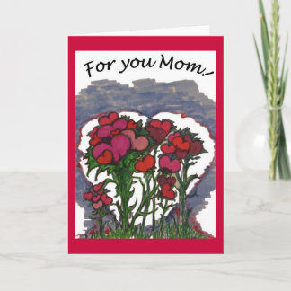 Cartão For You Mom Mother's Day Card