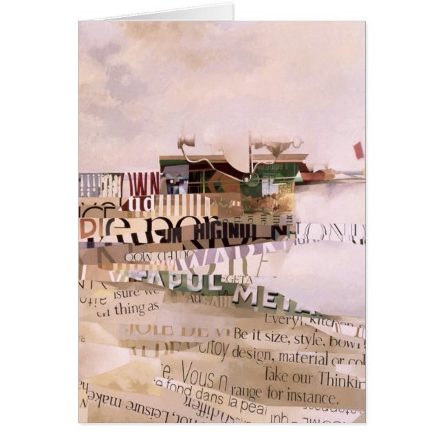 Cartão Fora da estação (Frente)