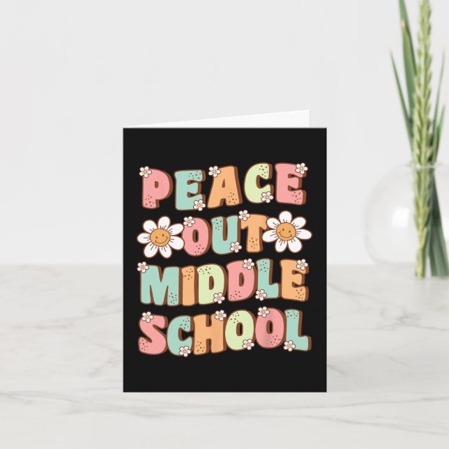 Cartão Fora Da Graduação Do Ensino Médio No Dia Passado D (Frente)