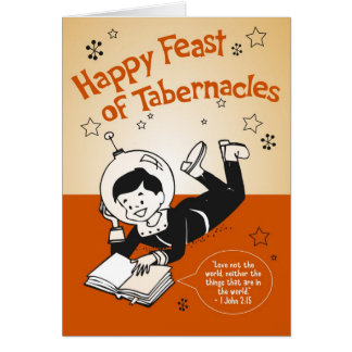 Cartão Fora deste banquete do mundo