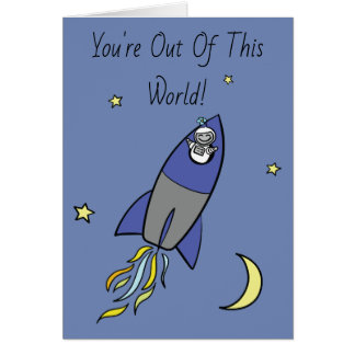 Cartão Fora deste mundo