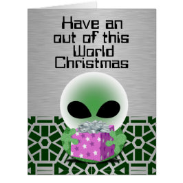 Cartão Fora deste Natal do mundo
