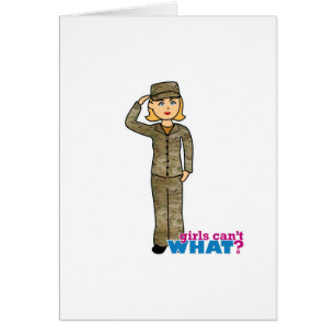 Cartão Força Aérea Camo Blonde