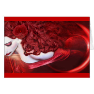 Cartão Força da criação - retrato de auto