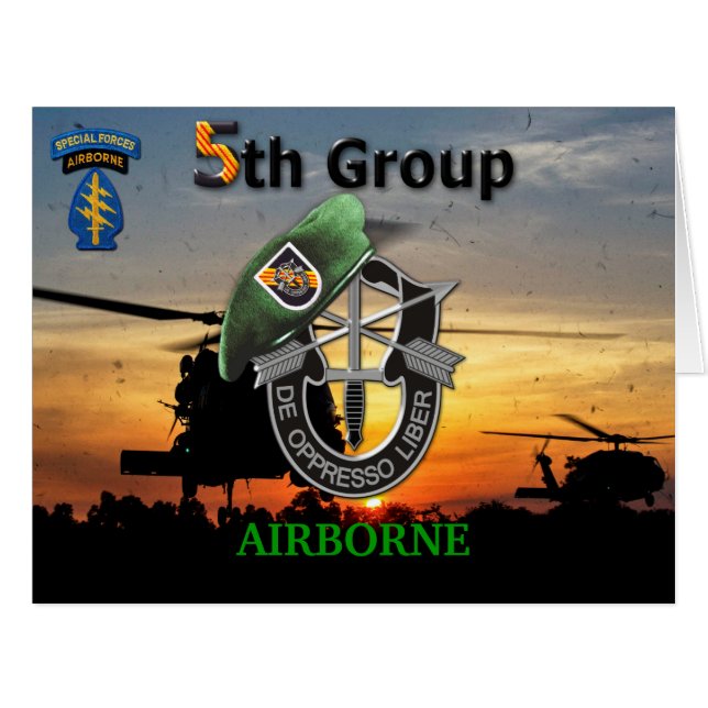 Cartão forças especiais 5 (Frente horizontal)