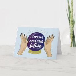 Cartão Foresee Amazing Future Graduation Congratulations