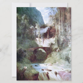 Cartão Forest Canyon (por Carl Blechen)