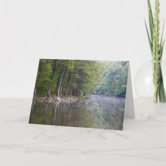 Cartão Forest lake Card (Frente)