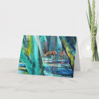 Cartão Forest of Life , Sigrid's Deer Card
