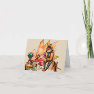 Cartão Forest Tea Party