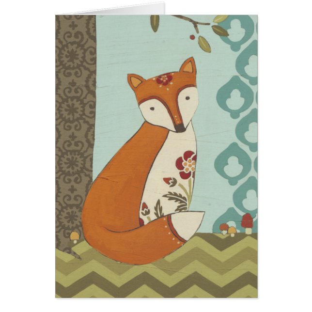 Cartão Forest Whimsy III (Frente)