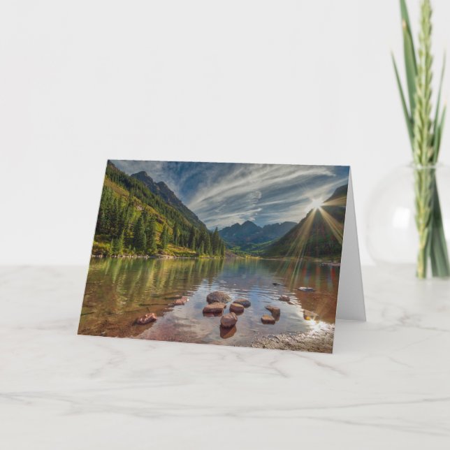 Cartão Forests | Maroon Bells Colorado (Frente)