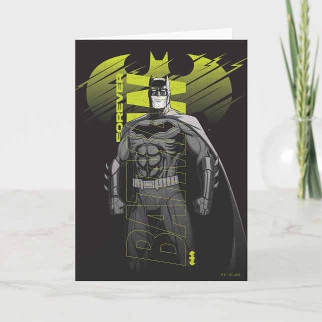 Cartão Forever Batman Power Up Character Art (Frente)